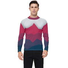 Minimalistic Colours, Minimal Colours, Pattern, Stoche Men s Long Sleeve Rash Guard by nateshop