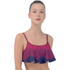 Minimalistic Colours, Minimal Colours, Pattern, Stoche Frill Bikini Top by nateshop