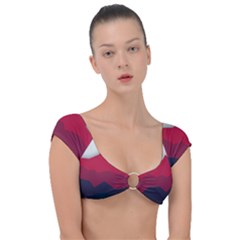 Minimalistic Colours, Minimal Colours, Pattern, Stoche Cap Sleeve Ring Bikini Top by nateshop