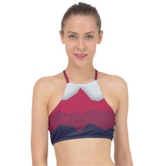 Minimalistic Colours, Minimal Colours, Pattern, Stoche Halter Bikini Top by nateshop