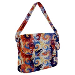 Spirals, Colorful, Pattern, Patterns, Twisted Buckle Messenger Bag by nateshop