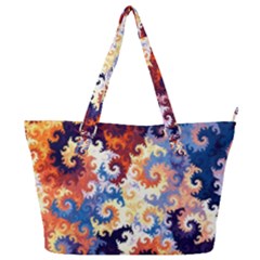 Spirals, Colorful, Pattern, Patterns, Twisted Full Print Shoulder Bag by nateshop