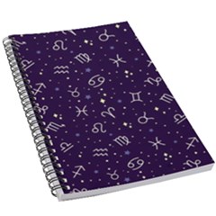 Zodiac Symbols Sign And Stars Pattern Seamless Pattern 5 5  X 8 5  Notebook by Cemarart