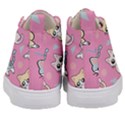 Cute Animal Little Cat Seamless Pattern Kids  Mid-Top Canvas Sneakers View4