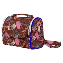 Sweet Food Seamless Pattern Satchel Shoulder Bag by Cemarart