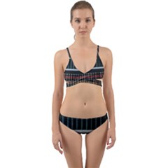 Books Bookshelf Library Education Wrap Around Bikini Set by Grandong