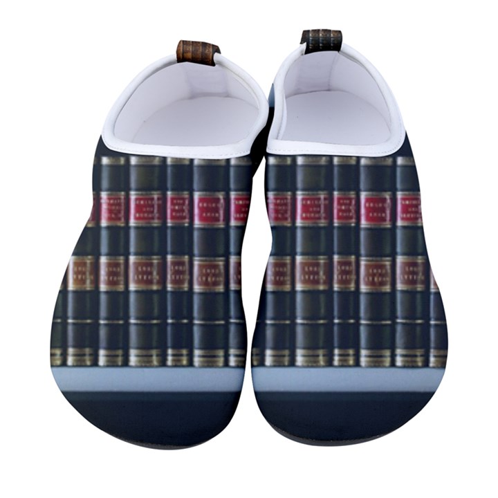 Books Bookshelf Library Education Women s Sock-Style Water Shoes