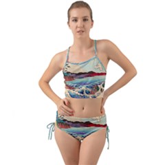 Wave Japanese Mount Fuji Mini Tank Bikini Set by Grandong