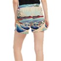 Wave Japanese Mount Fuji Women s Runner Shorts View2