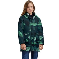 Foliage Kids  Hooded Longline Puffer Jacket by HermanTelo