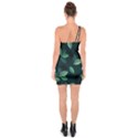 Foliage One Shoulder Ring Trim Bodycon Dress View2