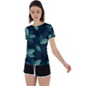 Foliage Back Circle Cutout Sports T-Shirt View1