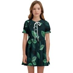 Foliage Kids  Sweet Collar Dress