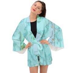 Background Marble Set Long Sleeve Kimono by Ndabl3x