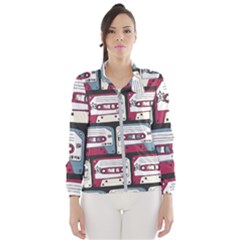 Music Symbols Rock Music Seamless Pattern Women s Windbreaker