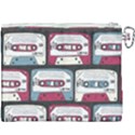 Music Symbols Rock Music Seamless Pattern Canvas Cosmetic Bag (XXXL) View2