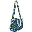 Cute Babies Toys Seamless Pattern Rope Handles Shoulder Strap Bag View2