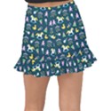 Cute Babies Toys Seamless Pattern Fishtail Mini Chiffon Skirt View2