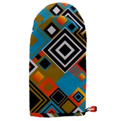 Retro Pattern Abstract Art Colorful Square Microwave Oven Glove by Ndabl3x