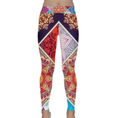 Mandala Pattern Classic Yoga Leggings by Ndabl3x