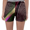 Abstract Curve Pattern Red Sleepwear Shorts View2