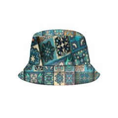 Texture Pattern Abstract Colorful Digital Art Bucket Hat (kids) by Ndabl3x