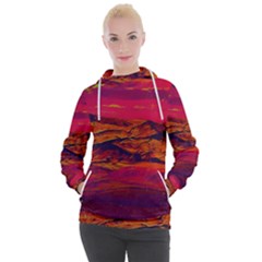 Time Wind Polishpattern Architecture Building City Cityscape Nature Pop-art Pop Surrealism  Retrowave Women s Hooded Pullover