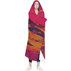 Time Wind Polishpattern Architecture Building City Cityscape Nature Pop-art Pop Surrealism  Retrowave Wearable Blanket by Cemarart