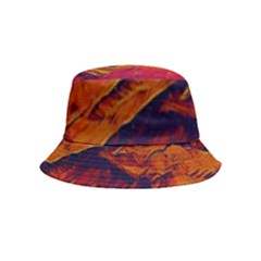 Time Wind Polishpattern Architecture Building City Cityscape Nature Pop-art Pop Surrealism  Retrowave Bucket Hat (kids) by Cemarart