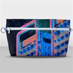 Fantasy City Architecture Building Cityscape Handbag Organizer by Cemarart