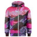 Late Night Feelings Aesthetic Clouds Color Manipulation Landscape Mountain Nature Surrealism Psicode Men s Zipper Hoodie View1