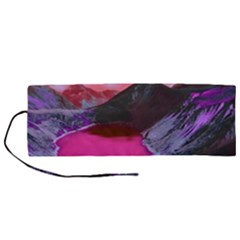 Late Night Feelings Aesthetic Clouds Color Manipulation Landscape Mountain Nature Surrealism Psicode Roll Up Canvas Pencil Holder (m) by Cemarart