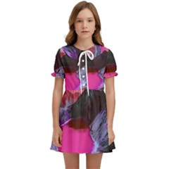 Late Night Feelings Aesthetic Clouds Color Manipulation Landscape Mountain Nature Surrealism Psicode Kids  Sweet Collar Dress by Cemarart