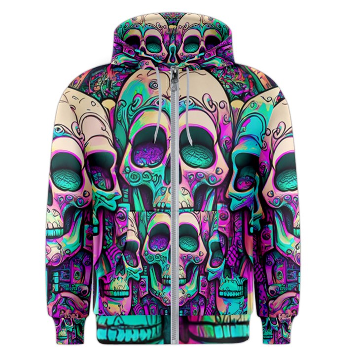 Skulls Men s Zipper Hoodie