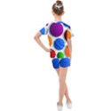 Abstract Dots Colorful Kids  Mesh T-Shirt and Shorts Set View2