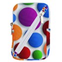 Abstract Dots Colorful Belt Pouch Bag (Large) View1