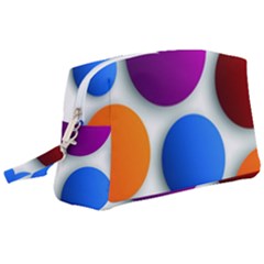 Abstract Dots Colorful Wristlet Pouch Bag (large) by nateshop