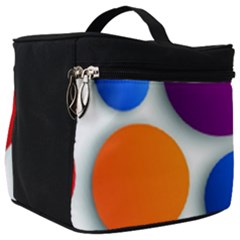 Abstract Dots Colorful Make Up Travel Bag (big)