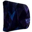 Abstract, Black, Purple, Back Support Cushion View2