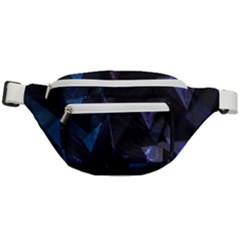 Abstract, Black, Purple, Fanny Pack by nateshop