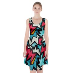 Abstract, Colorful, Colors Racerback Midi Dress by nateshop