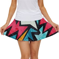 Abstract, Colorful, Colors Women s Skort by nateshop