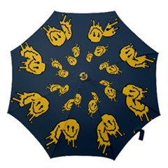 Aesthetic, Blue, Mr, Patterns, Yellow, Tumblr, Hello, Dark Hook Handle Umbrellas (medium) by nateshop