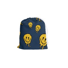 Aesthetic, Blue, Mr, Patterns, Yellow, Tumblr, Hello, Dark Drawstring Pouch (small) by nateshop