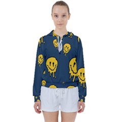 Aesthetic, Blue, Mr, Patterns, Yellow, Tumblr, Hello, Dark Women s Tie Up Sweat by nateshop