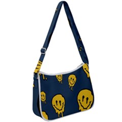 Aesthetic, Blue, Mr, Patterns, Yellow, Tumblr, Hello, Dark Zip Up Shoulder Bag by nateshop