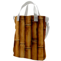 Brown Bamboo Texture  Canvas Messenger Bag by nateshop