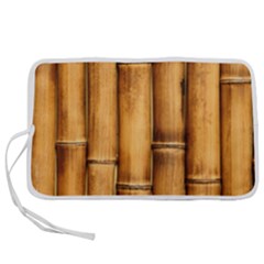 Brown Bamboo Texture  Pen Storage Case (s) by nateshop