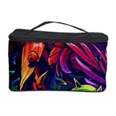 Colorful Floral Patterns, Abstract Floral Background Cosmetic Storage Case by nateshop