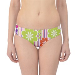 Colorful Flowers Pattern Floral Patterns Hipster Bikini Bottoms by nateshop